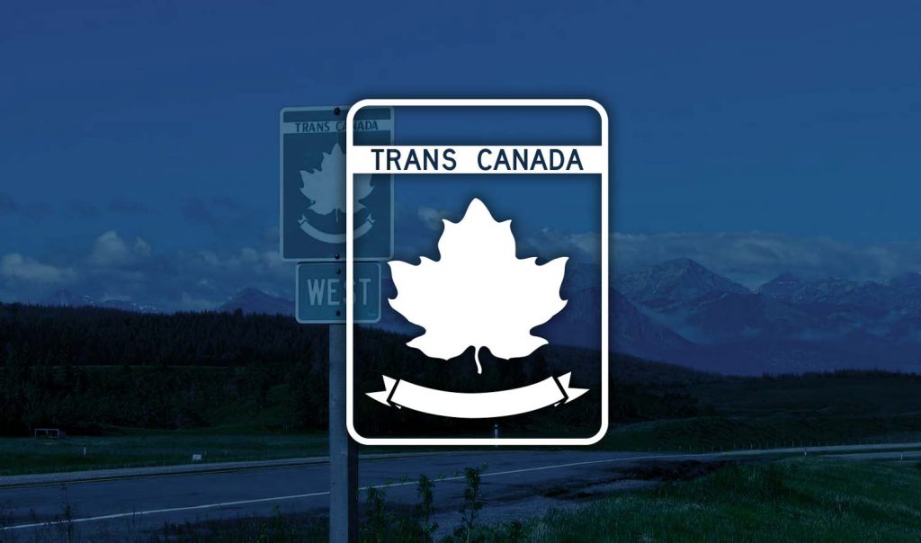 Image illustrating Transteck Canada's interprovincial vehicle moving service.